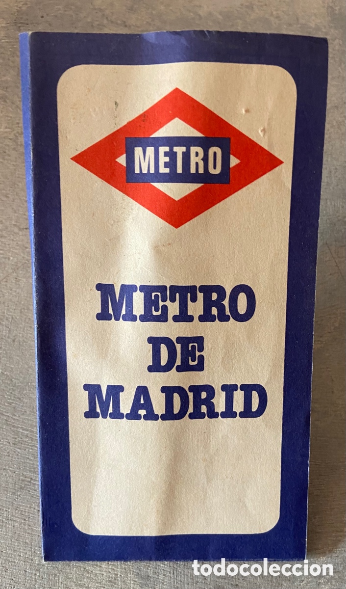 Collectables Transport Tickets: PLANO METRO DE MADRID, PLEGADO, 1979