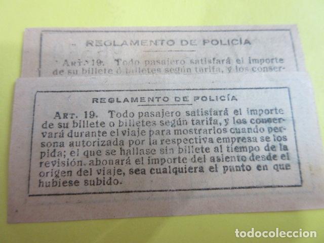 Sammeln von Fahrkarten: REF: COL_LBE01 - COMPA&Ntilde;IA GENERAL TRANVIAS BARCELONA - CAPICUA 04240 96569 TRASERA DIFERENTES