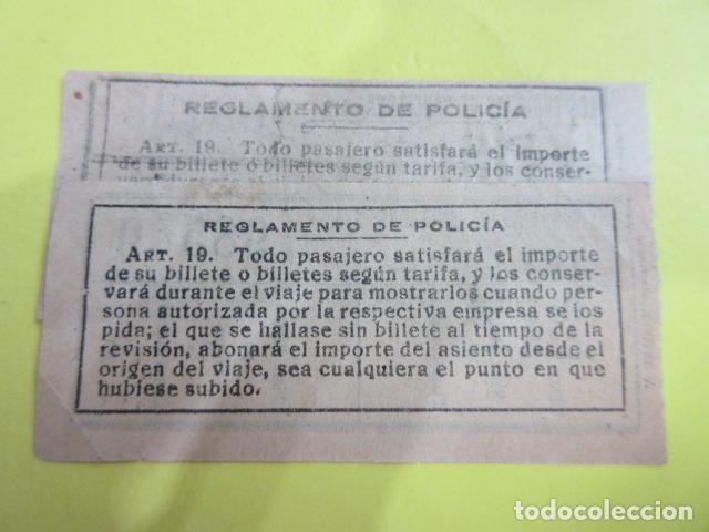 Collectionnisme Billets de transport: REF: COL_LBE01 - LOS TRANVIAS BARCELONA - CAPICUA 98589 63736 TRASERA DIFERENTES