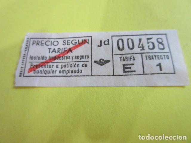 Coleccionismo Billetes de transporte: REF: COL_LBE01 - URBAS URBANIZACIONES Y TRANSPORTES DE BARCELONA - E 1 BARRADO