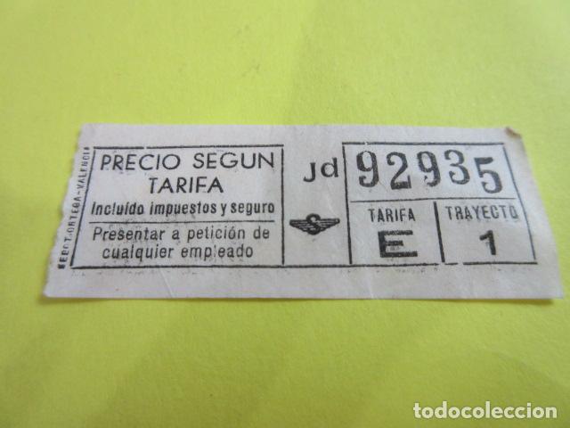 Coleccionismo Billetes de transporte: REF: COL_LBE01 - URBAS URBANIZACIONES Y TRANSPORTES DE BARCELONA - E 1 SIN BARRAR