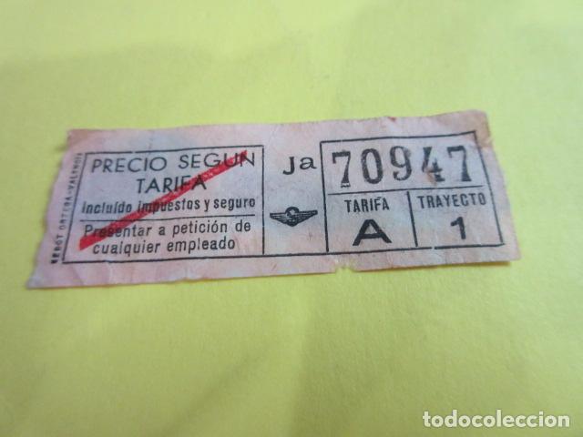 Coleccionismo Billetes de transporte: REF: COL_LBE01 - URBAS URBANIZACIONES Y TRANSPORTES DE BARCELONA - A 1 BARRADO