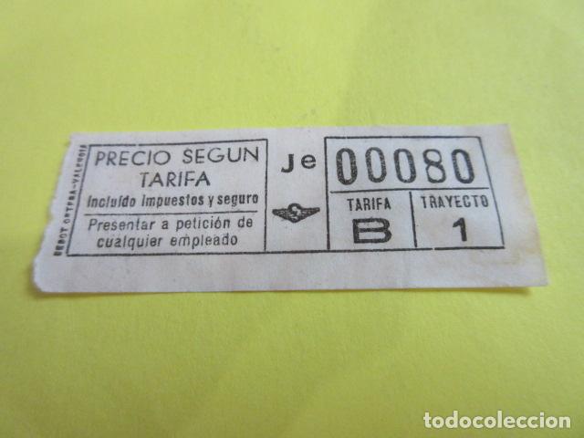 Coleccionismo Billetes de transporte: REF: COL_LBE01 - URBAS URBANIZACIONES Y TRANSPORTES DE BARCELONA - B 1 SIN BARRAR