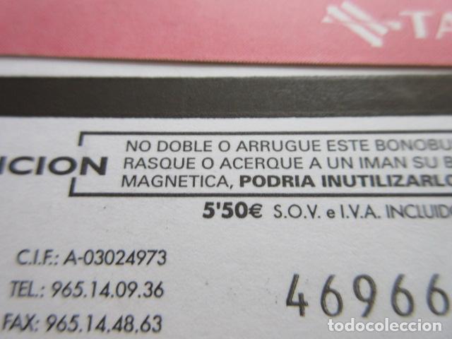 Collectables Transport Tickets: REF: COL_LBE01- COLECCION ALICANTE MASATUSA SOV 5.50 &euro; BONO 10