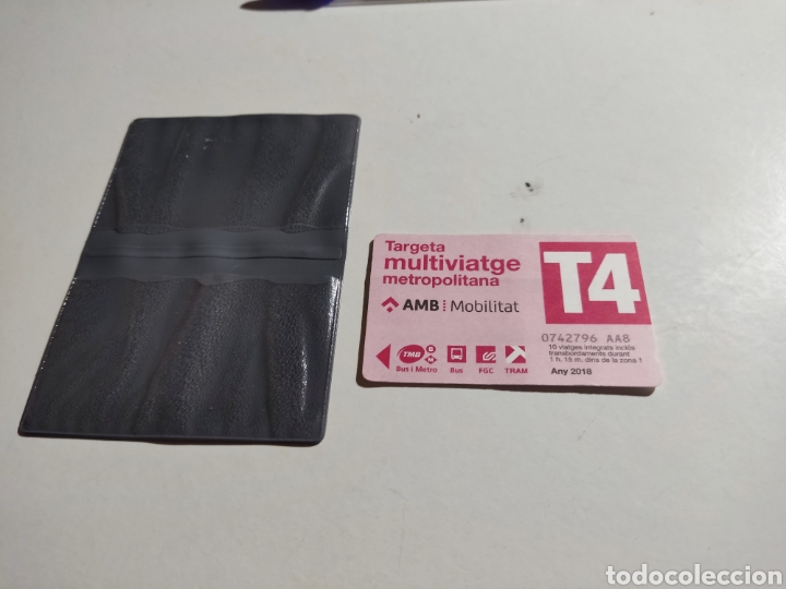 Colecionismos Bilhetes de Transporte: Tarjeta multiviatge metropolitana Barcelona 2018