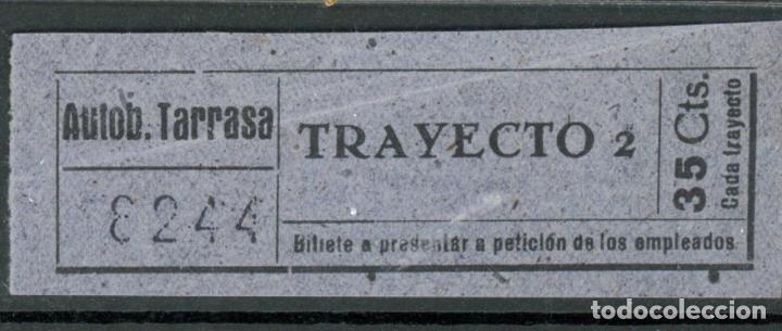 Colecionismos Bilhetes de Transporte: BILLETES AUTOBUSOS DE TARRASSA //Sin impresor // Sin impresor // V48