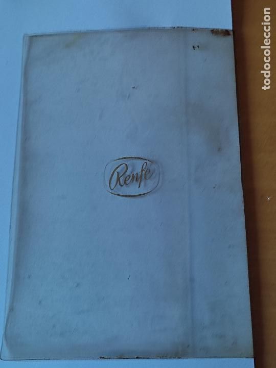 Collectables Transport Tickets: RENFE PLASTICO PROTECTOR PARA MANUALES TREN O SIMILAR USADO 13,2 X 9 CM APRX ANTIGUO ORIGINAL