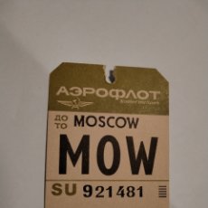 Coleccionismo Billetes de transporte: TARJETA DE EMBARQUE SOVIET AIRLINES MOSCOW MOSCÚ. Lote 378229659