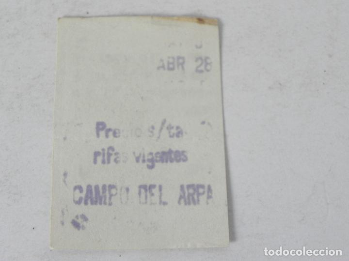 Collectables Transport Tickets: ANTIGUO BILLETE DEL METRO DE BARCELONA (ESTACI&Oacute;N CAMPO DEL ARPA)