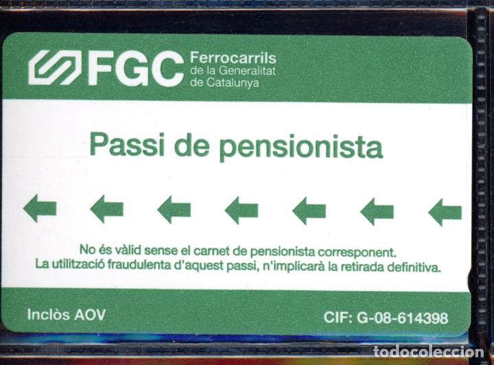 Collectables Transport Tickets: (F32/2) BILLETE CARTONCILLO DE FERROCARRILES DE LA GENERALITAT DE CATALUNYA (FGC) // Arch 5 fin