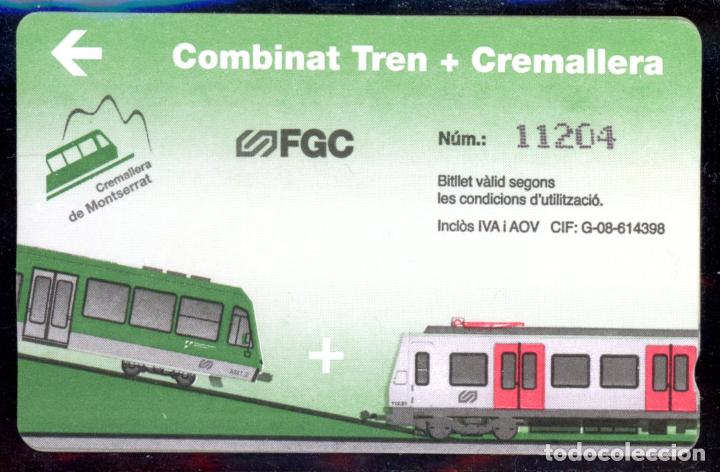 Sammeln von Fahrkarten: BILLETE DEL CREMALLERA DE MONTSERRAT // C4 - B