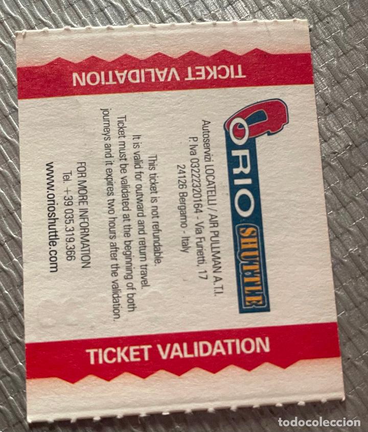 Coleccionismo billetes de transporte: Billete orio shuttle - Foto 2