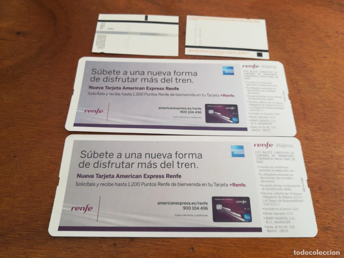 Coleccionismo billetes de transporte: set billetes Renfe - Foto 2