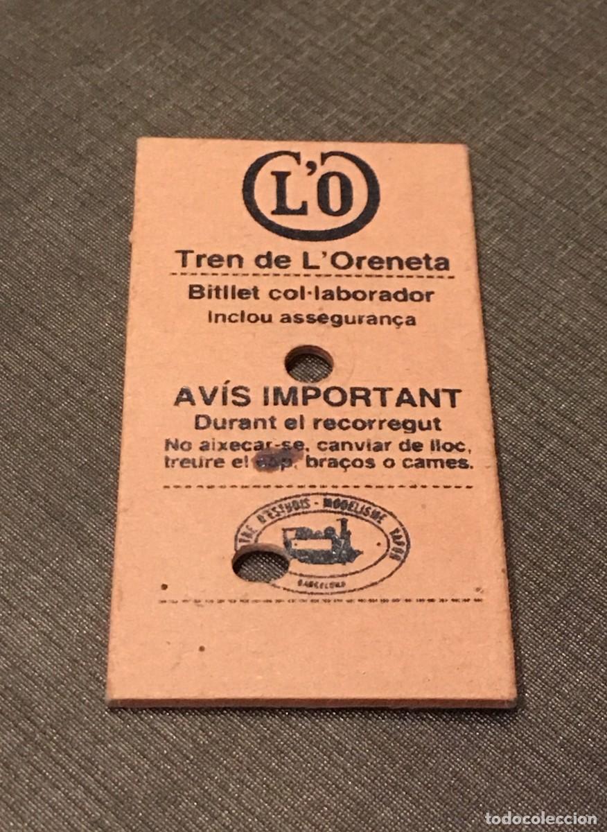Collectionnisme Billets de transport: TREN DE L&acute;ORENETA BILLETE 2022 (MI)