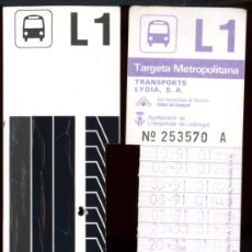 Coleccionismo Billetes de transporte: TARJETA RESISTIVA DE TRANSPORTES LYDIA //C4-F. Lote 401087924