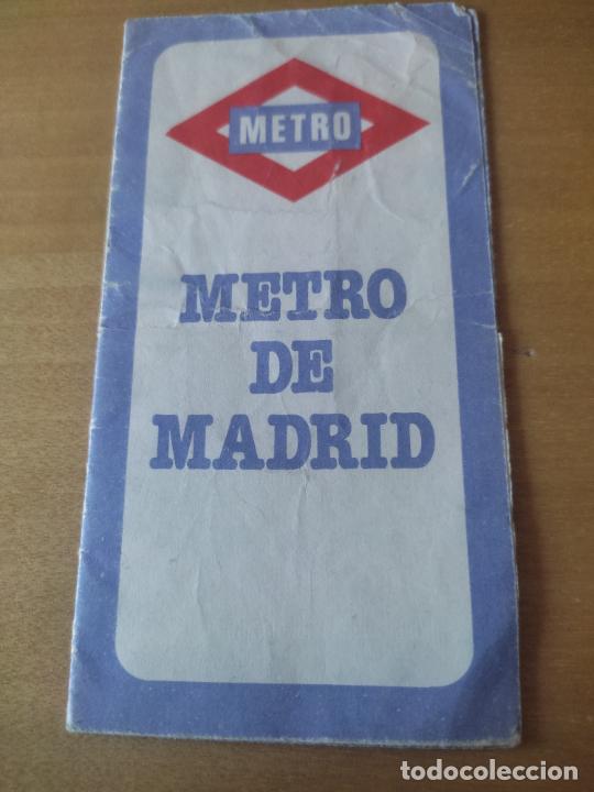Collectionnisme Billets de transport: METRO 1979 PLANO MADRID 29,5 X 21 CMS ORIGINAL SOBADO