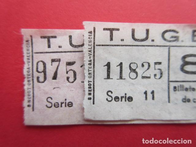 Colecionismos Bilhetes de Transporte: REF: BIL_01 - COLECCION BILBAO - TUGBSA - LEER INTERIOR RAREZAS - 2 BILLETES VER FOTOS