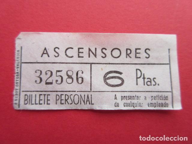 Coleccionismo billetes de transporte: REF: BIL_01 - COLECCION BILBAO - ASCENSORES DE BILBAO VER FOTOS LEER INTERIO
