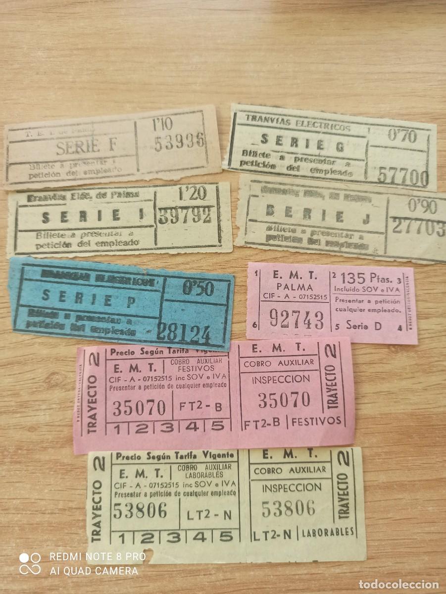 Coleccionismo billetes de transporte: Billetes Palma - Foto 1