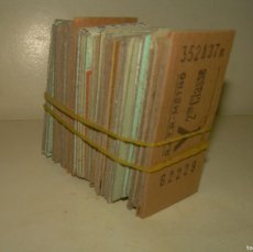 Coleccionismo Billetes de transporte: LOTE DE 56 BILLETES DE CARTON AÑOS 50.