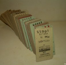 Coleccionismo Billetes de transporte: LOTE DE....... 80 BILLETES DE CARTON AÑOS 50.