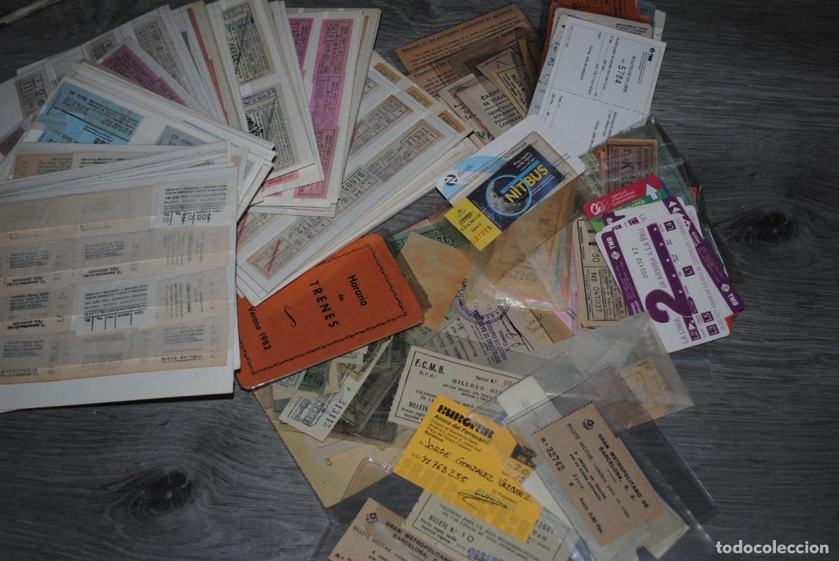 Coleccionismo Billetes de transporte: COLECCION CON MAS DE 1000 BILLETES DE TREN-BONOS-CARNETS-DOCUMENTOS-ECT.. ALTO VALOR