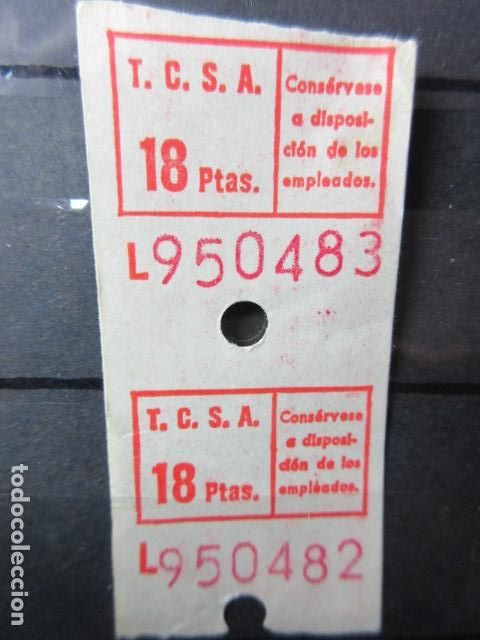 Sammeln von Fahrkarten: REF: BIL_01 - COLECCION BILBAO LEER INTERIOR - TUGBSA TCSA