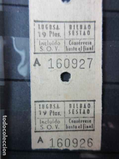 Sammeln von Fahrkarten: REF: BIL_01 - COLECCION BILBAO LEER INTERIOR - TUGBSA TCSA SESTAO
