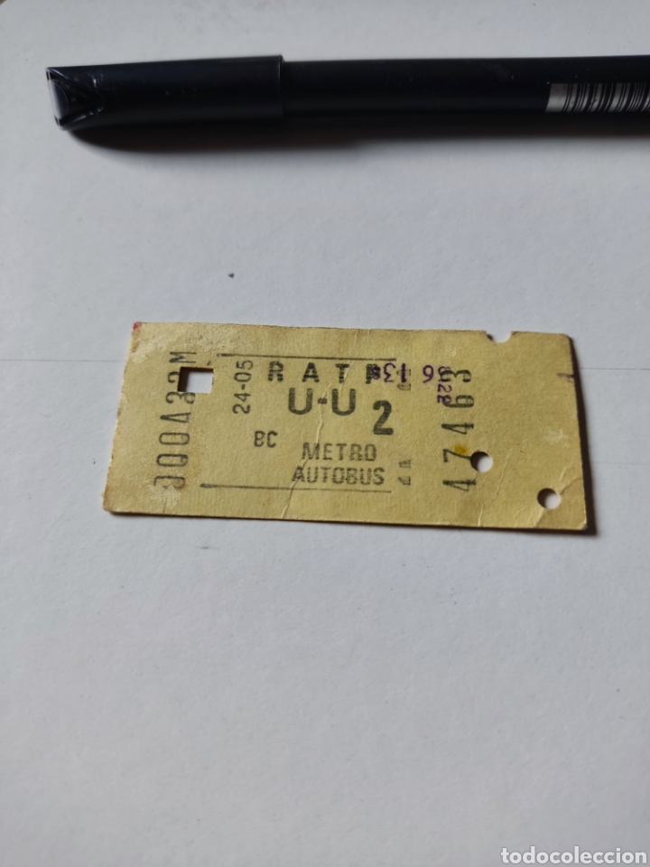 Coleccionismo billetes de transporte: Ticket metro autob&uacute;s - Foto 1