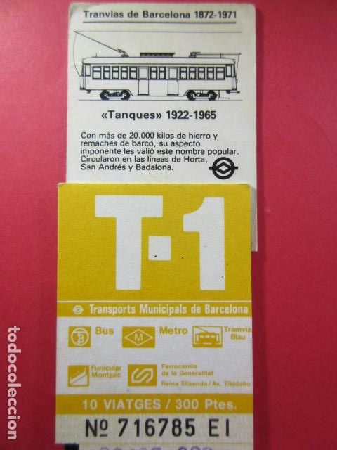 Collectables Transport Tickets: Ref: COL_RESISTIVA - COL_RES_T1 - 1985 - NARANJA - 300 PESETAS - 10 VIAJE
