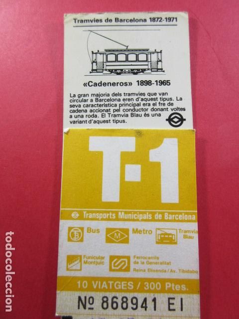 Collectables Transport Tickets: Ref: COL_RESISTIVA - COL_RES_T1 - 1985 - NARANJA - 300 PESETAS - 10 VIAJE