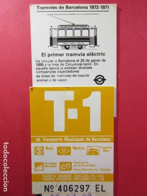 Collectables Transport Tickets: Ref: COL_RESISTIVA - COL_RES_T1 - 1985 - NARANJA - SIN PRECIO - TARIFA VIGENTE