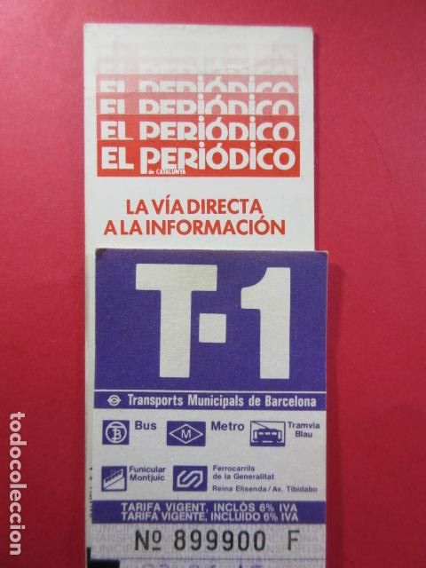 Collectables Transport Tickets: Ref: COL_RESISTIVA - COL_RES_T1 - 1986 - LILA - SIN PRECIO - TARIFA VIGENTE