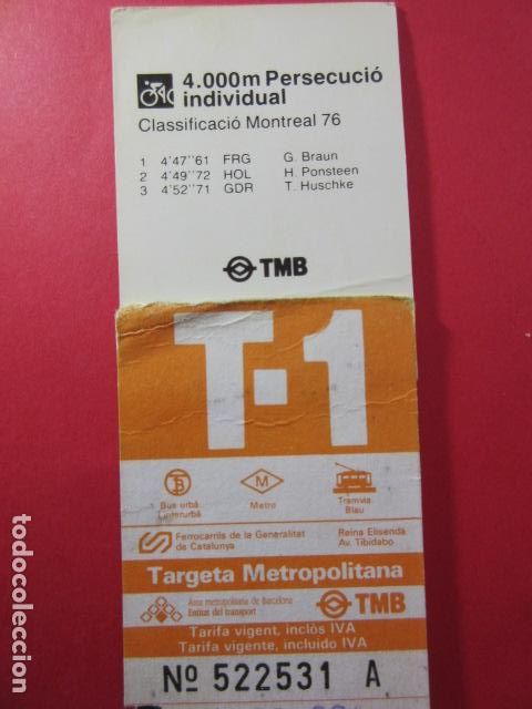 Sammeln von Fahrkarten: TARJETA RESISTIVA - Ref: COL_RESISTIVA - COL_RES_T1 - 1990 - NARANJA - SIN PRECIO - TARIFA VIGENTE