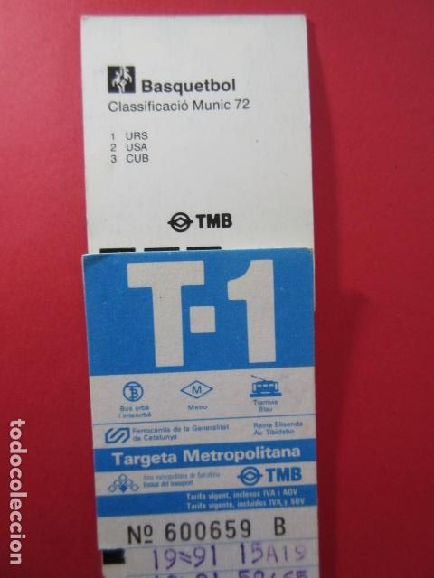 Colecionismos Bilhetes de Transporte: TARJETA RESISTIVA - Ref: COL_RESISTIVA - COL_RES_T1 - 1991 - AZUL - SIN PRECIO - TARIFAS VIGENTES