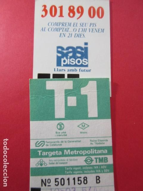 Colecionismos Bilhetes de Transporte: TARJETA RESISTIVA - Ref: COL_RESISTIVA - COL_RES_T1 - 1993 - VERDE - SIN PRECIO - TARIFA VIGENTE