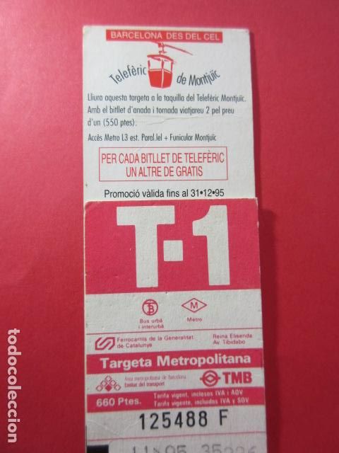 Colecionismos Bilhetes de Transporte: TARJETA RESISTIVA - Ref: COL_RESISTIVA - COL_RES_T1 - 1995 - ROJA - 660 PESETAS