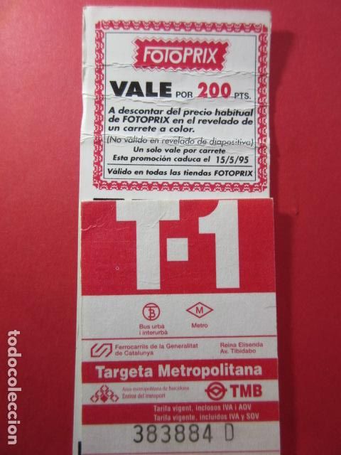 Colecionismos Bilhetes de Transporte: TARJETA RESISTIVA - Ref: COL_RESISTIVA - COL_RES_T1 - 1995 - ROJA - SIN PRECIO - TARIFA VIGENTE