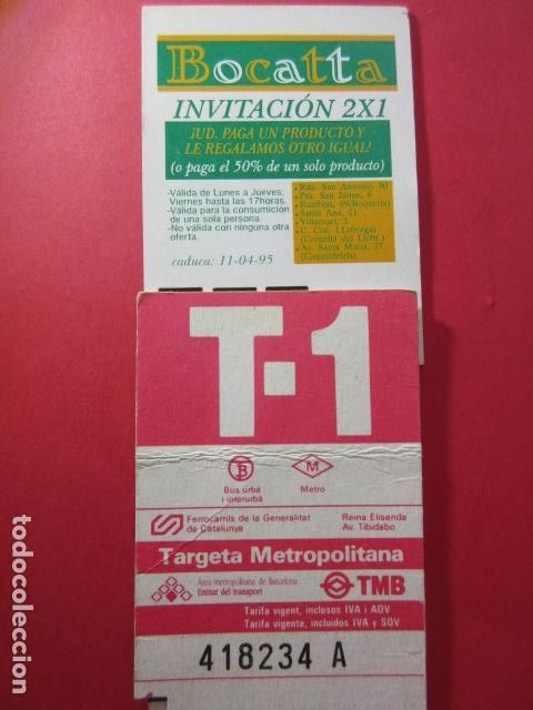 Colecionismos Bilhetes de Transporte: TARJETA RESISTIVA - Ref: COL_RESISTIVA - COL_RES_T1 - 1995 - ROJA - SIN PRECIO - TARIFA VIGENTE
