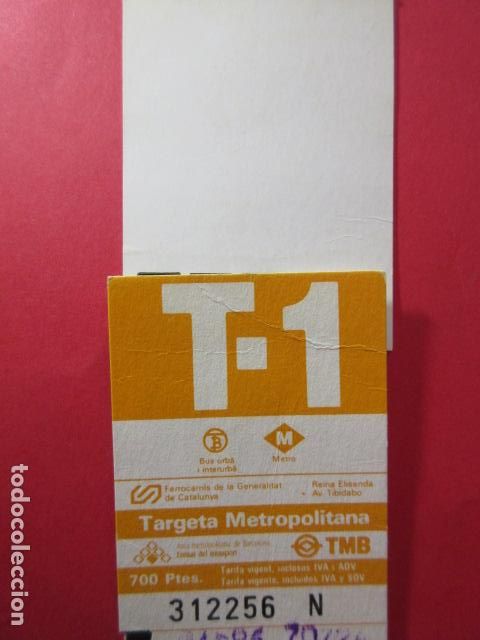 Colecionismos Bilhetes de Transporte: TARJETA RESISTIVA - Ref: COL_RESISTIVA - COL_RES_T1 - 1996 - NARANJA - 700 PESETAS CALMELL