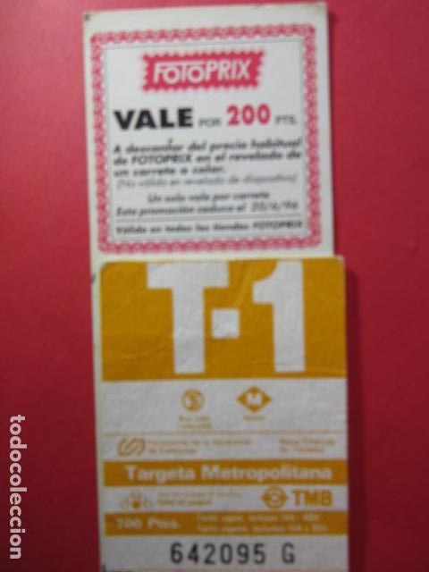 Colecionismos Bilhetes de Transporte: TARJETA RESISTIVA - Ref: COL_RESISTIVA - COL_RES_T1 - 1996 - NARANJA - 700 PESETAS CALMELL