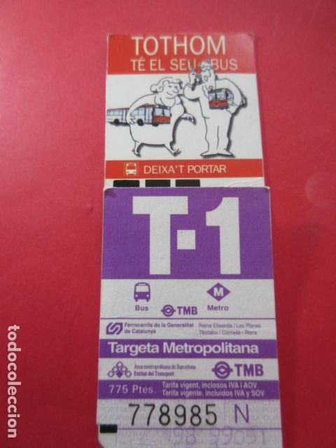 Collectables Transport Tickets: TARJETA RESISTIVA - Ref: COL_RESISTIVA - COL_RES_T1 - 1998 - VIOLETA - 775 PESETAS - NEBOT LETRA VIO