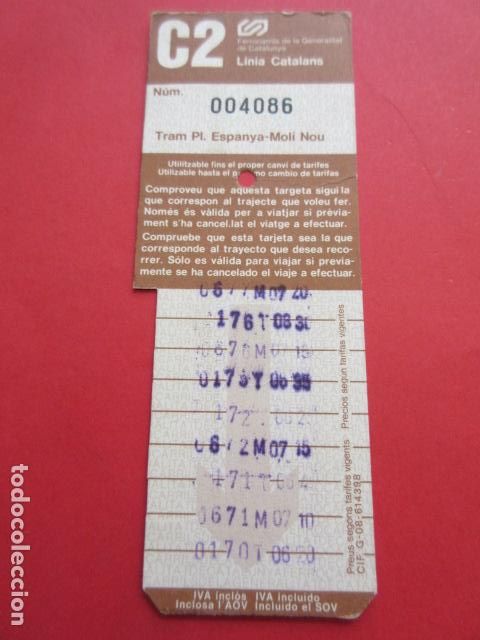 Collectables Transport Tickets: TARJETA RESISTIVA - Ref: COL_RESISTIVA - COL_RES_FGC - FERROCARRILES GENERALITAT VER FOTO TODAS DIFE