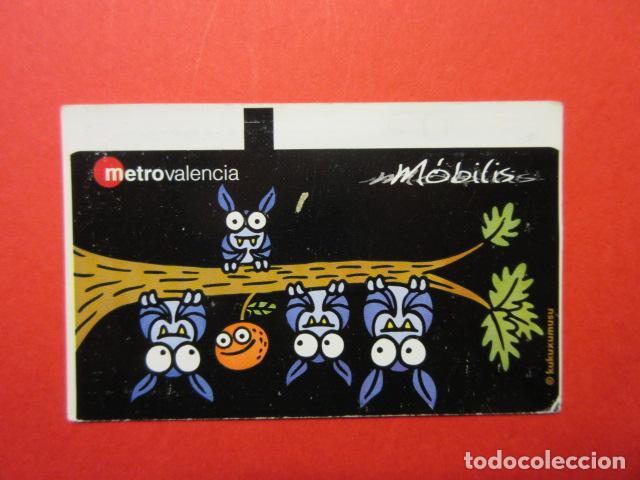 Sammeln von Fahrkarten: TARJETA MOBILIS VALENCIA KUKUXUMUSU METRO