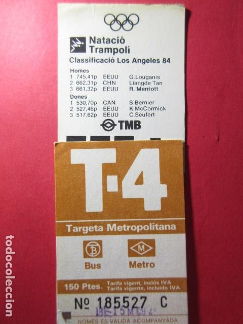 Collectables Transport Tickets: TARJETA RESISTIVA - Ref: COL_RESISTIVA - COL_RES_T4 - 1988-89 - MARRON - 150 PESETAS