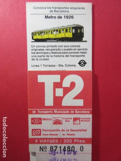 Collectables Transport Tickets: TARJETA RESISTIVA - Ref: COL_RESISTIVA - COL_RES_T2 - 1984/85 - 200 PESETAS - 9 VIAJES