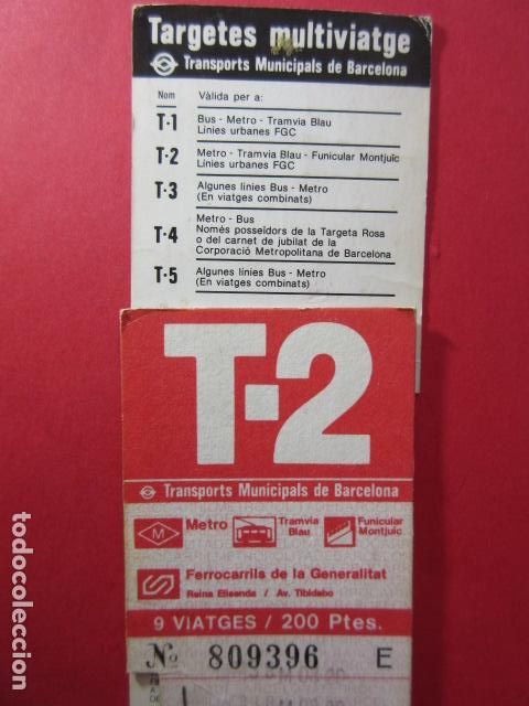 Collectables Transport Tickets: TARJETA RESISTIVA - Ref: COL_RESISTIVA - COL_RES_T2 - 1984/85 - 200 PESETAS - 9 VIAJES