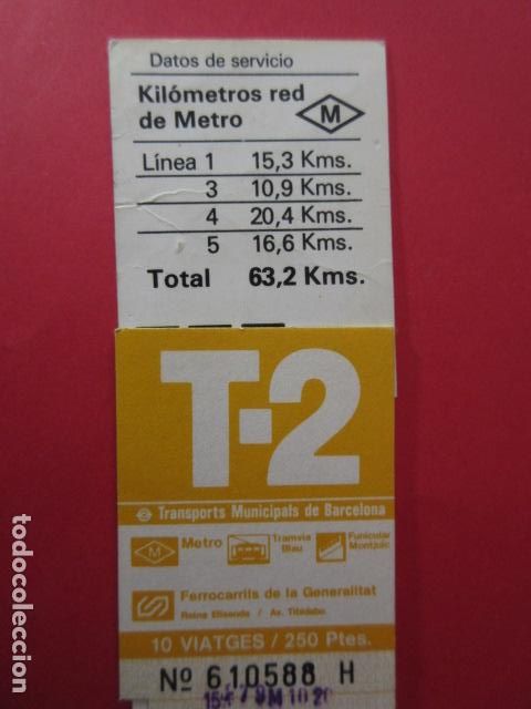 Colecionismos Bilhetes de Transporte: TARJETA RESISTIVA - Ref: COL_RESISTIVA - COL_RES_T2 - 1985/86 - AMARILLA - 250 PESETAS - 10 VIAJES