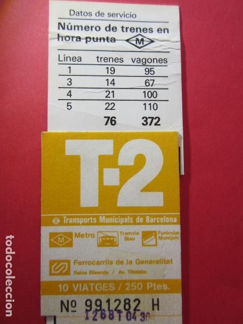 Colecionismos Bilhetes de Transporte: TARJETA RESISTIVA - Ref: COL_RESISTIVA - COL_RES_T2 - 1985/86 - AMARILLA - 250 PESETAS - 10 VIAJES