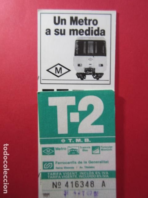Collectionnisme Billets de transport: TARJETA RESISTIVA - Ref: COL_RESISTIVA - COL_RES_T2 - 1987/88 - VERDE - SIN PRECIO TMB - TARIFA VIGE